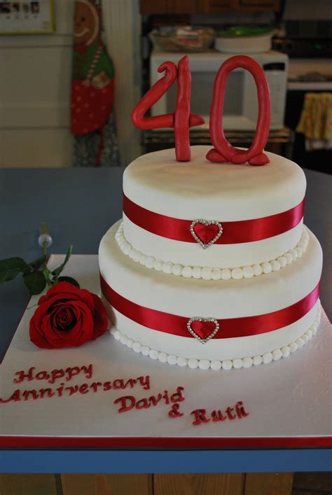 40Th Anniversary - CakeCentral.com