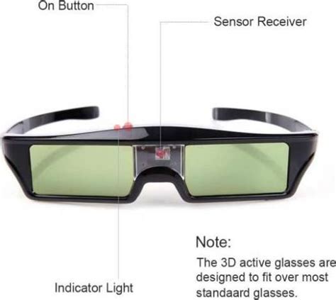 I View 3d Active Shutter Glasses For Dlp Link Projector Buy Best Price