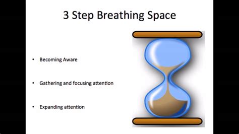 3 Step Breathing Space Youtube