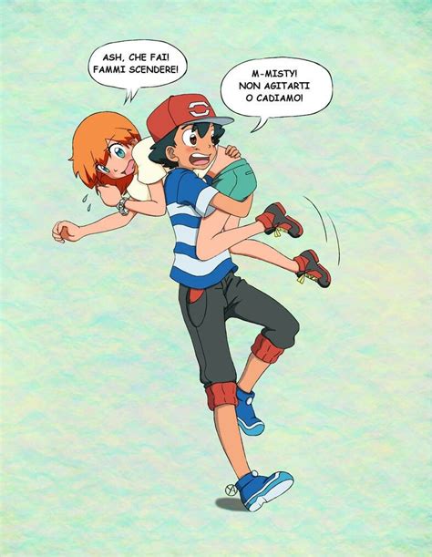 Pokeshipping Ash X Misty Cómics Mangas