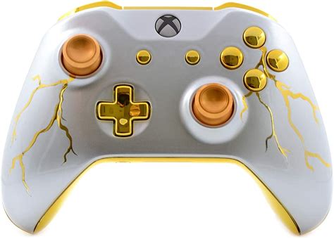 Gold Thunder Un Modded Custom Controller Compatible With Xbox One Sx