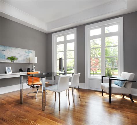 Every room in a home tells a story, and the. Best Warm Gray Paint Colors for your Office | Contemporary ...