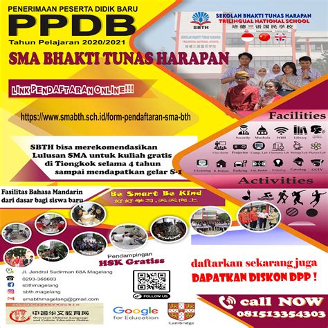 Ppdb Sma Bhakti Tunas Harapan Tp 20202021