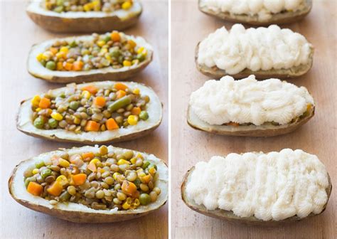 Twice Baked Lentil Shepherd S Pie Potatoes Making Thyme For Health