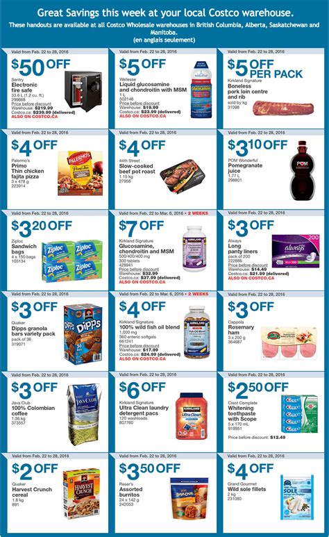 Costco Canada Weekly Instant Handouts Couponsflyers For Western