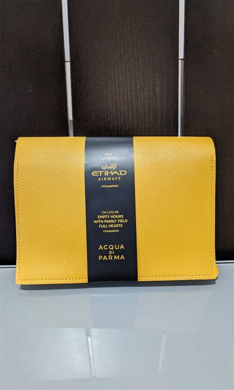 Etihad Business Class Acqua Di Parma Amenity Kit Womens Fashion Bags
