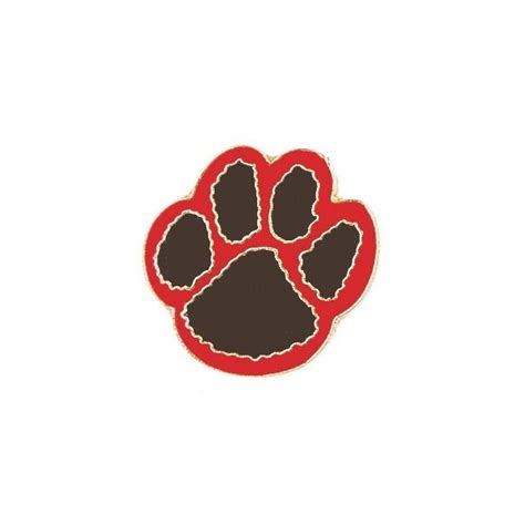 Red Panther Paw Clipart Best