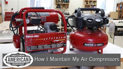 How I Maintain My Air Compressors Youtube
