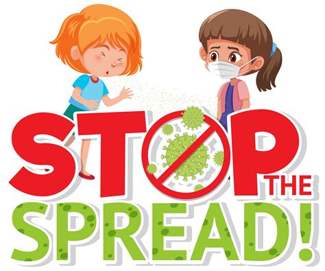Stop The Spread Coronavirus Poster Design 1107292 Vector Art At Vecteezy
