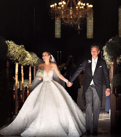 The Swarovski Heiress Tied The Knot In This Sparkly Michael Cinco Gown Preview