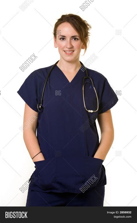 brunette nurse image and photo free trial bigstock
