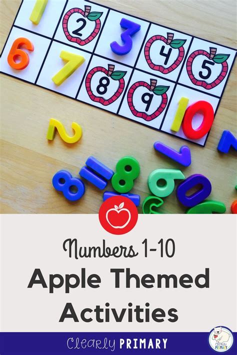 This Apple Themed Unit Is Filled With Activities To Teach Numbers 1 10
