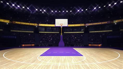 Basketball Arena Background