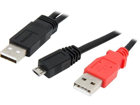 Usb2hauby1 1 Ft Usb Y Cable For External Hard Drive