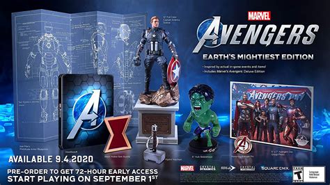 Marvels Avengers Earths Mightiest Edition Unboxing Playstation Universe