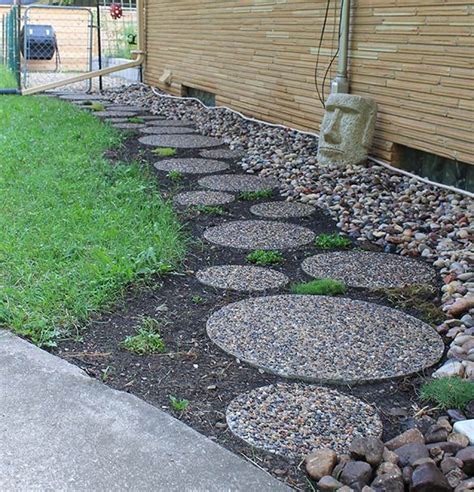 Round Pavers River Rock And Tiki Nice Blog For Retro Styled Homes