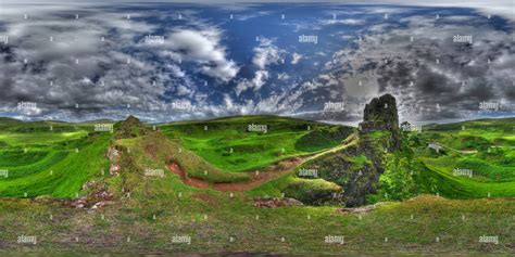 360° View Of Fairy Glen Isle Of Skye Alamy