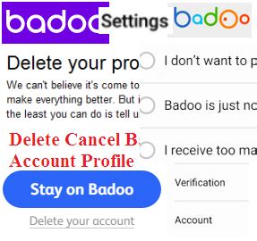 Badoo is a social network where you can keep in touch with old friends or find new ones. How to Delete/ Cancel Badoo Account/Profilew Permanently ...