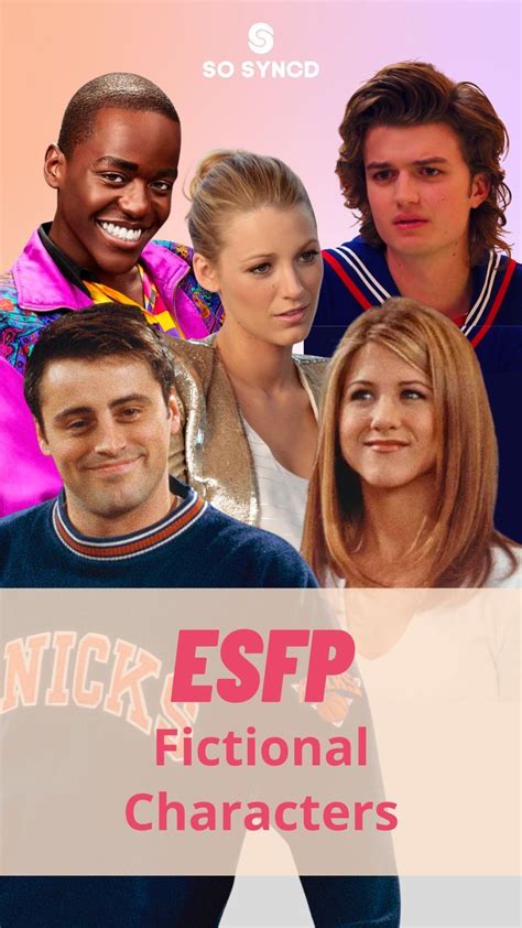 Fictional Characters With The Esfp Personality Type Esfp Myers