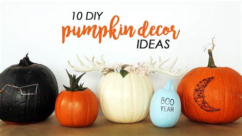 10 Diy Pumpkin Decor Ideas The Sorry Girls Youtube