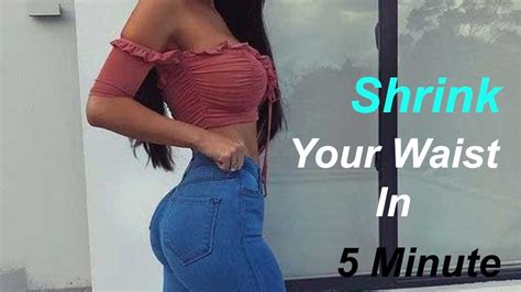 Quick 5 Min Narrow Waist Exercise To Shrink The Waist At Home How To