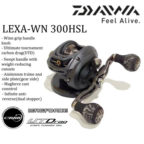 2020 DAIWA LEXA WN 300 HSL BAITCASTING BC FISHING REEL Shopee Malaysia