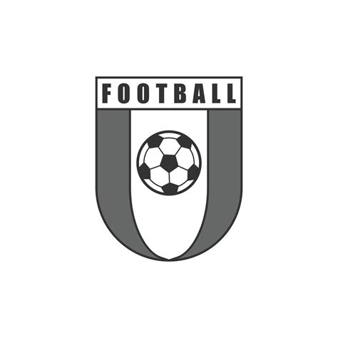 Soccer Football Badge Logo Blue Design Templates Sport Team Identity