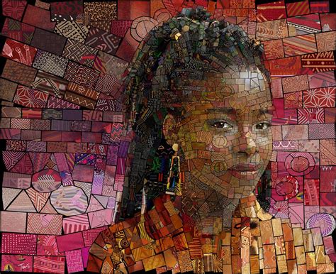 15 Incredible Portrait Photo Mosaic Manipulations The African Bricks