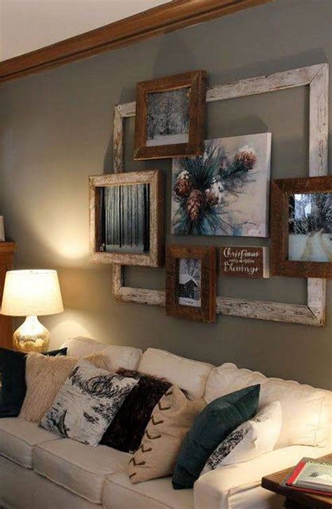 Home wall decor ideas pinterest. 99 DIY Farmhouse Living Room Wall Decor And Design Ideas ...