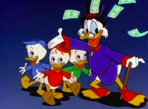 Louie Dewey And Huey With Scrooge Image