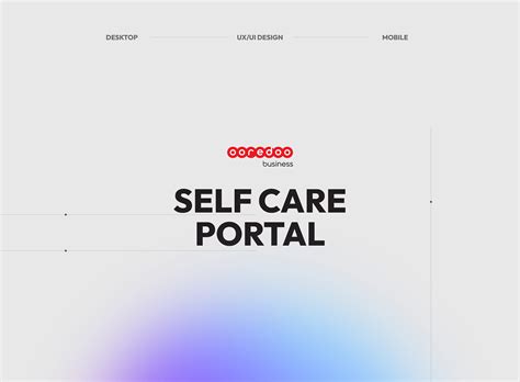 Ooredoo B2b Self Care Portal On Behance