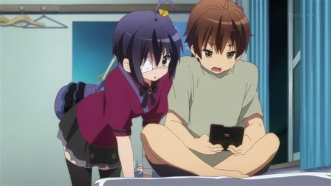 Rikka And Yuuta She Is Always Invading His Room Comedy Anime Anime