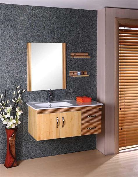 E1 standard bamboo wood board, undergone. Bamboo Bathroom Vanity ~ Bamboo Craft Photo