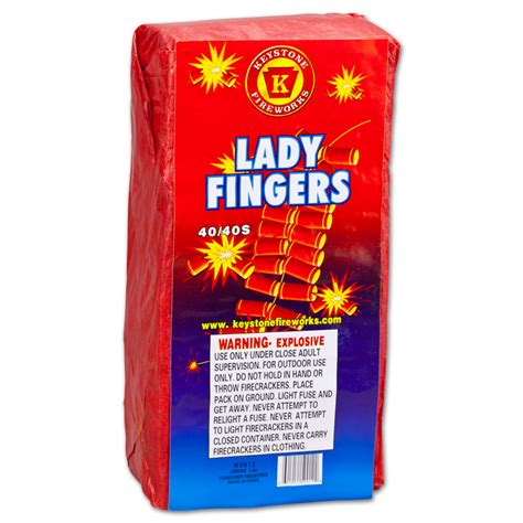 Ladyfingers are made from a sponge cake batter where the egg yolks and sugar are beaten together until very thick and then flour and beaten beaten egg whites . Lady Fingers - Keystone Fireworks