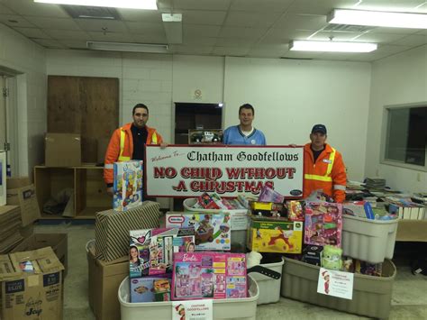 Union Gas Toy Donation Chatham Goodfellows