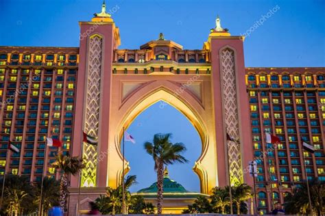 Atlantis The Palm Hotel In Dubai United Arab Emirates Stock
