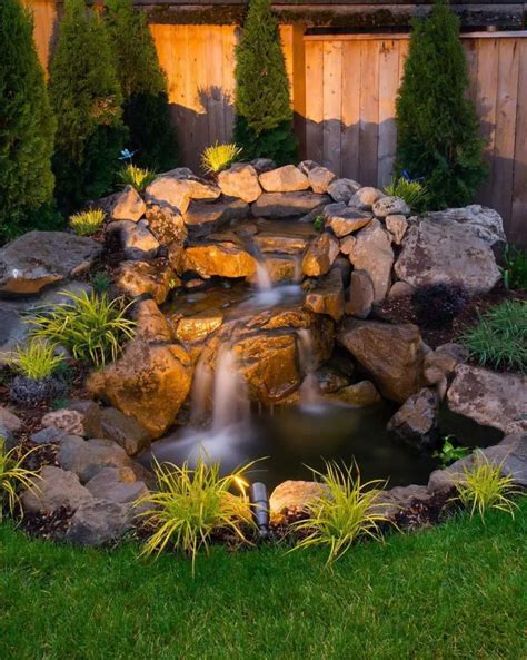 10 DIY Garden Pond Waterfall For Your Back Yard Talkdecor