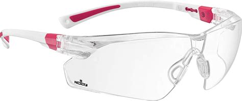 Nocry Safety Glasses With Clear Anti Fog Scratch Resistant Wrap Around Lenses And No Slip Grips