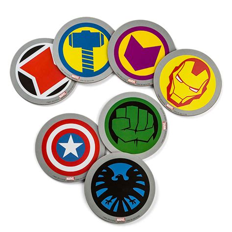 Exclusive Marvels Avengers Coaster Set Walyou