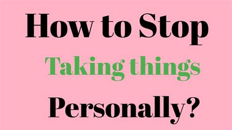 How To Stop Taking Things Personally Enterfirst1