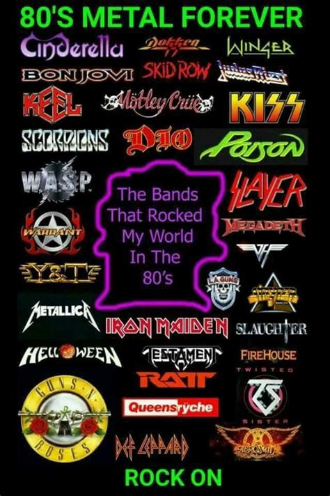 80s Metal Bands 80s Metal Bands Rock Band Logos Music Bands