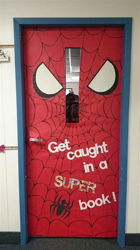 Spiderman Superhero Door Decoration Door Decorations Classroom