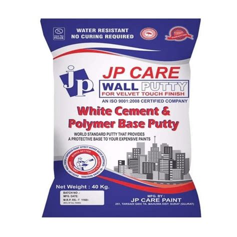 White Wall Putty Powder Grade A At Best Price In Jabalpur Jp Care