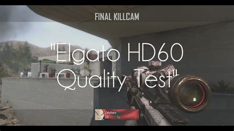 elgato hd60 quality test youtube