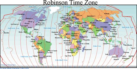 Printable World Time Zone Map Portal Tutorials