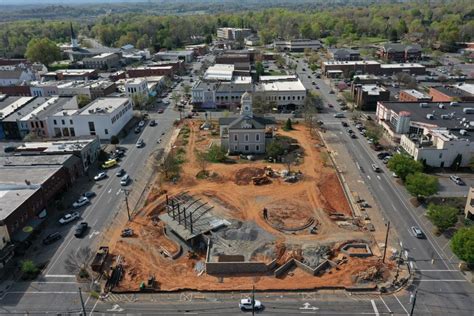 Historic Courthouse Square Project April Update Morganton North Carolina