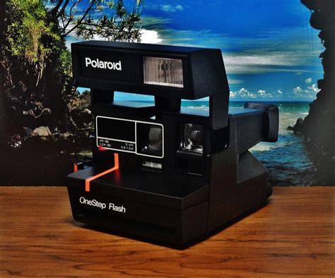 Vintage Polaroid 600 Onestep Flash Instant Print Film Camera Etsy