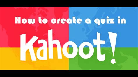 How To Create A Kahoot Youtube