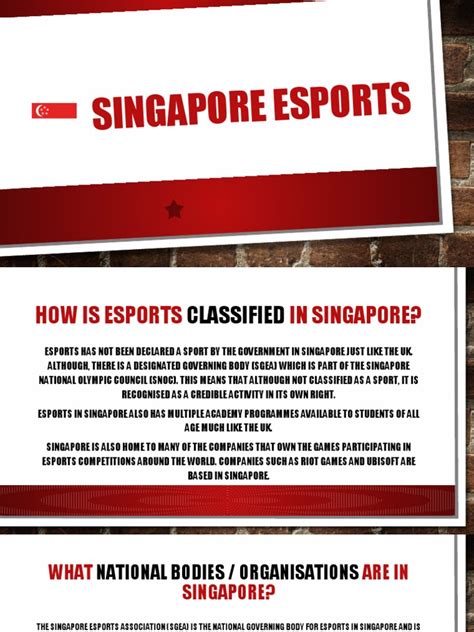 Singapore Esports Pdf Gaming