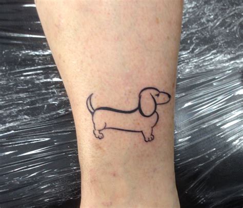 Doxie Tat Dachshund Tattoo Tattoos Dog Tattoos